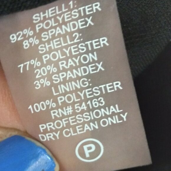 Calvin Klein Grey & Black Boat Neck Textured Bodycon Slimming Sheath Dress Sz 6 - Picture 6 of 7